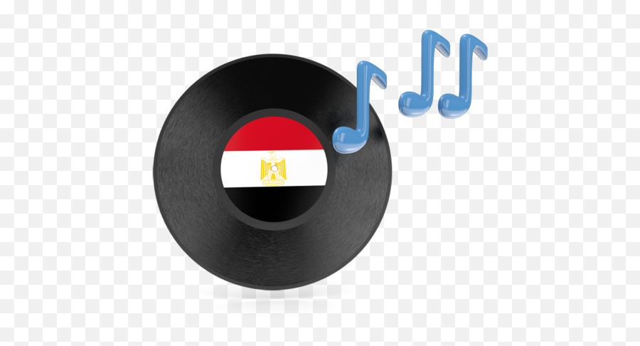 Music Icon Illustration Of Flag Egypt - Belgium Music Png,Egypt Icon