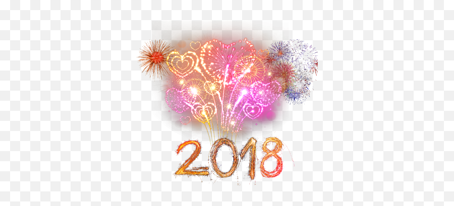 Happy New Year Fireworks Transparent - Will You Marry Me Fireworks Png,New Year 2018 Png