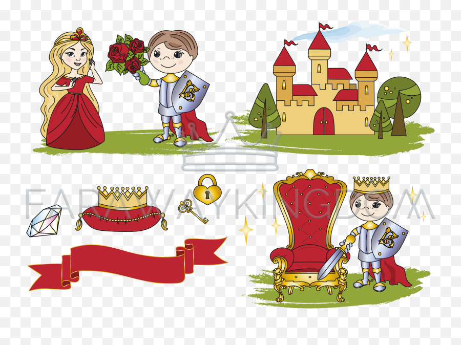 Little King Castle Fairy Tale Cartoon Png Fairytale