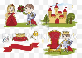 Little King Castle Fairy Tale Cartoon Png Fairytale