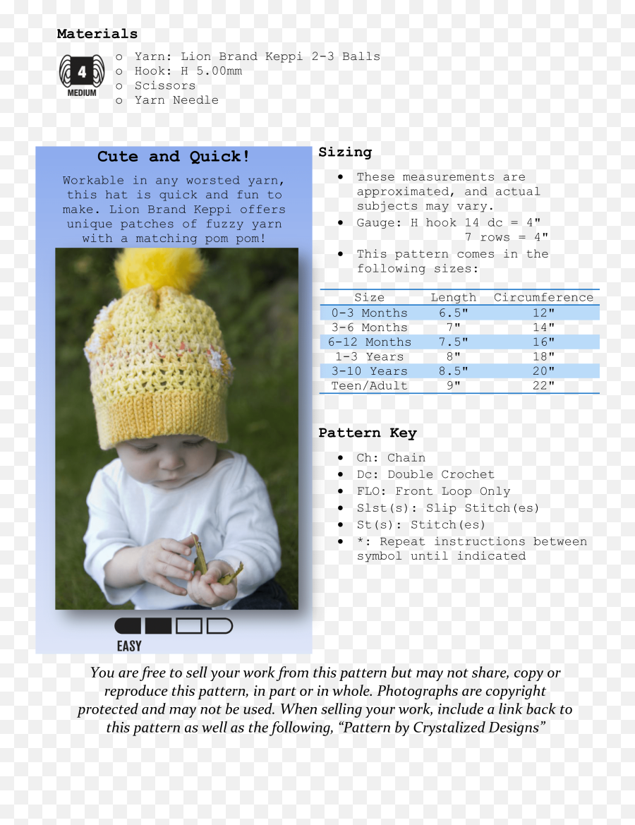 Brennan Beanie Free Crochet Pattern By Crystalized - Crochet Png,Crochet Hook Png