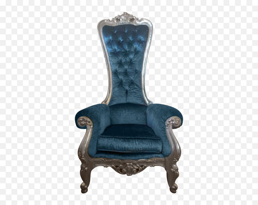 Blue Princess Adult Royal Chair - Throne Png,Throne Chair Png