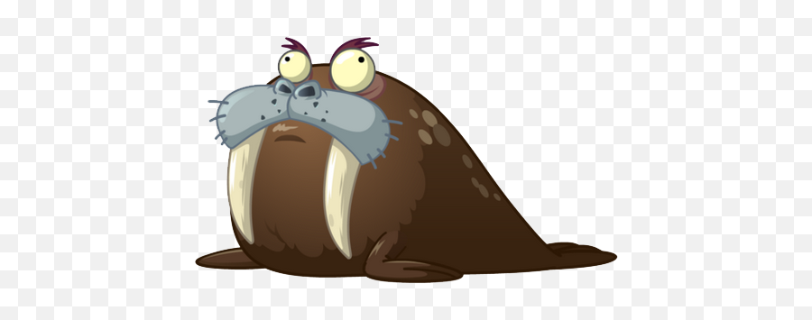 Short Fat Big Eyed Walrus Photo 48634 - Free Icons And Cartoon Walrus Png,Fat Png