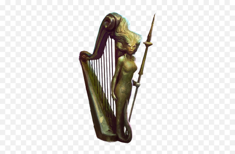 Self - Playing Harp Harry Potter Wizards Unite Wiki Gamepress Harry Potter Mermaid Harp Png,Harp Png