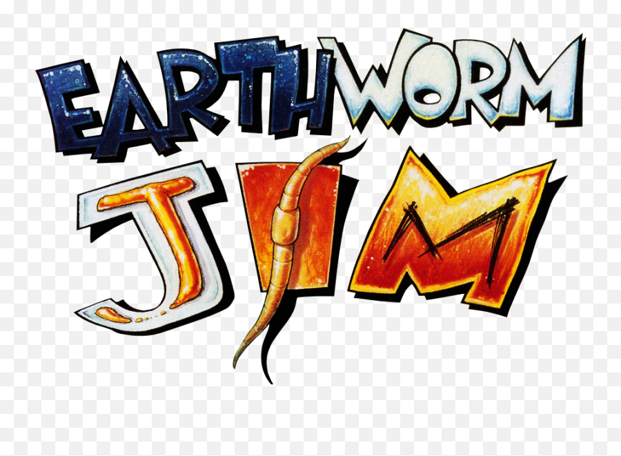 Earthworm Jim Png 2 Image - Earthworm Jim Logo Transparent,Earthworm Png
