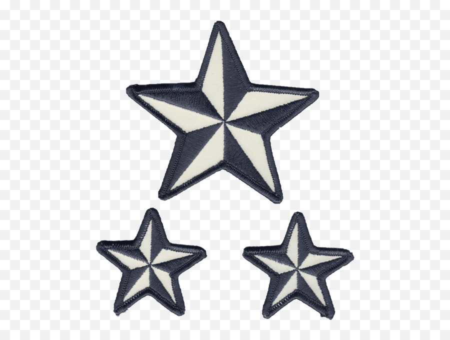 Download Hd Nautical Stars Reflective Embroidered Patch - De La Salle Philippines Logo Png,Nautical Star Png