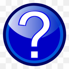 Man Thinking Blue Question Mark Png Transparent 1 Image - Help Icon