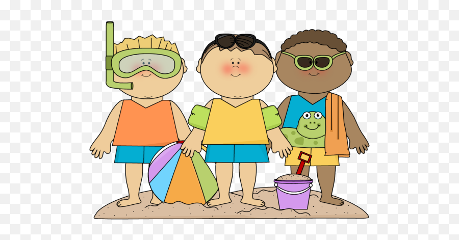 Day - Summer Clipart Kids,Beach Clipart Png