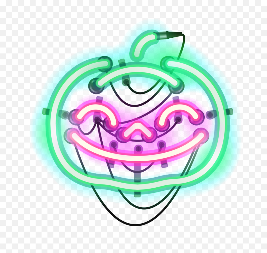 Download Green Pumpkin Smiling Face - Watercolor Painting Png,Painted Circle Png