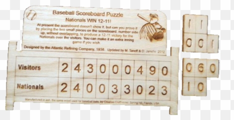 Baseball Scoreboard Png - Baseball Scoreboard Wood Number