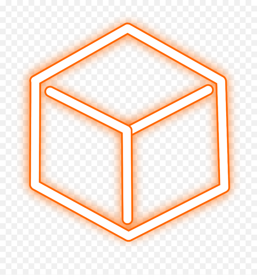 Cube - Portable Network Graphics Png,Orange Glow Png
