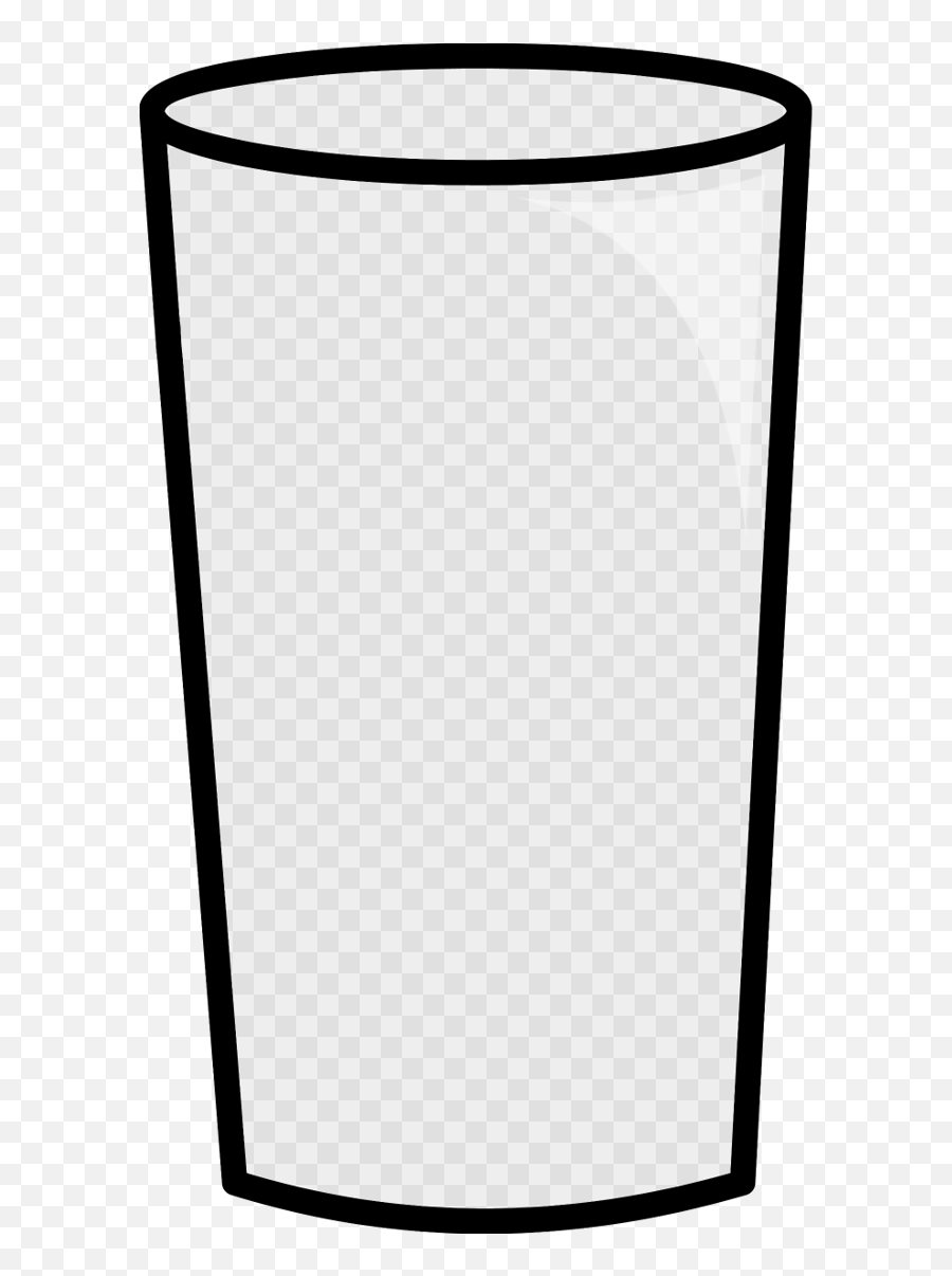 Glass Milk - Glass Clipart Black And White Png,Glasses Clipart Transparent