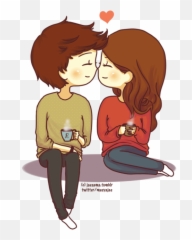 Looks Just Like Two Of My Teachers Yes - Couples Cartoon png