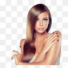 Beauty Hair Model Png Transparent - Woman And Nails