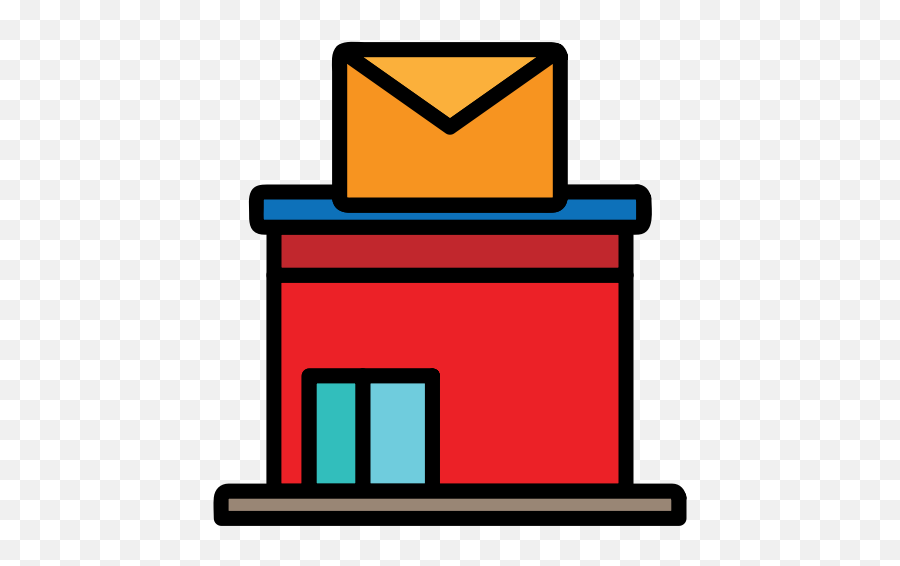 Building City Elements Email - Post Office Icon Png,Office Icon Png