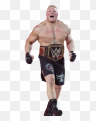 Wrestling Clipart Free Art Stock - Brock Lesnar World Champion png