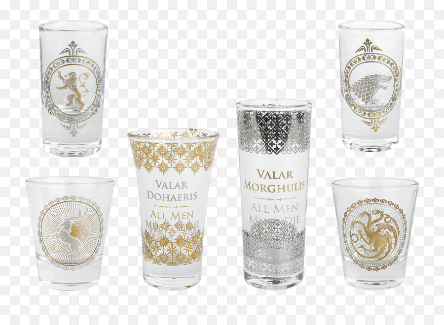 Shot Glass Set Glasses Transparent Game Of Thrones - Pint Glass Png,Game Of Thrones Transparent