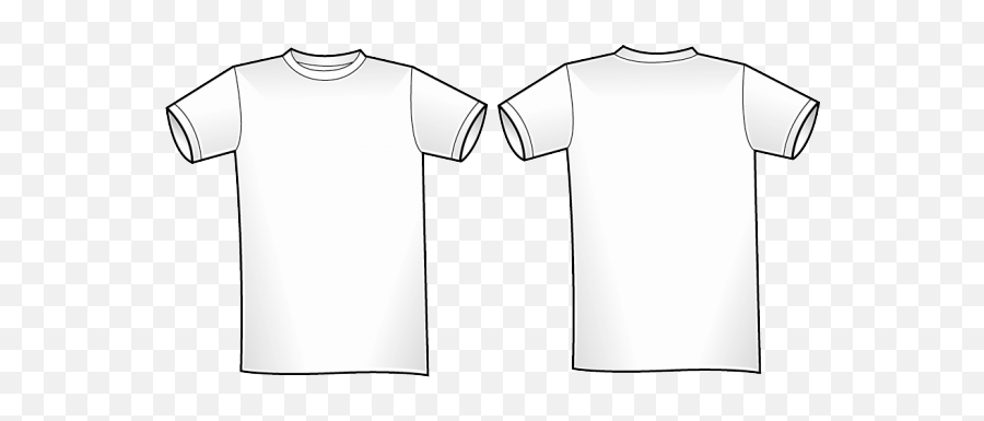 Shirt Template Png - Transparent Shirt Template Png,White T Shirt Png