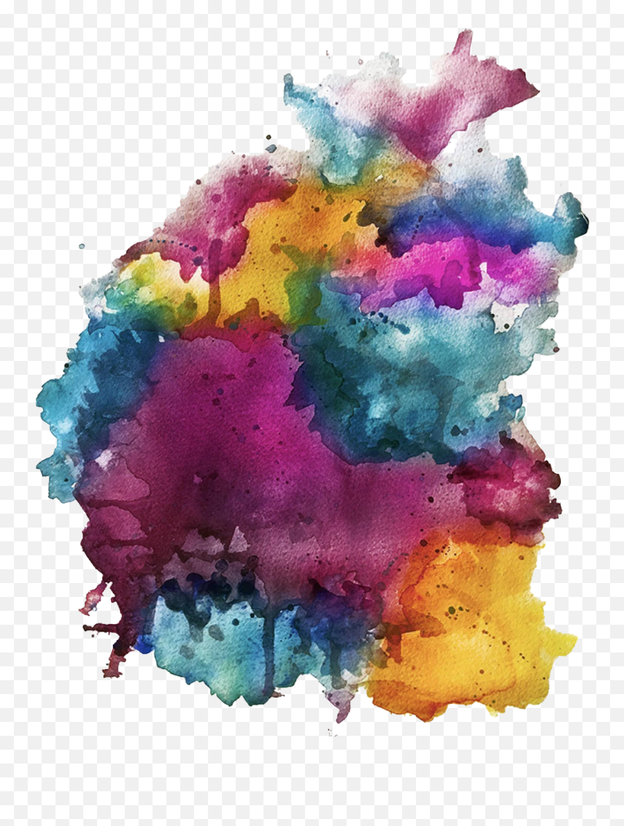 Pastel Watercolor Png - Transparent Watercolor Splash Png,Pastel Png