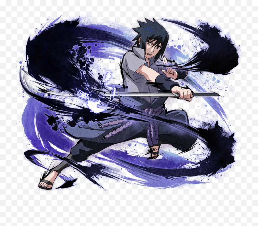 Sasuke Uchiha Render Ultimate Ninja - Custom Anime App Icons Png,Uchiha Png