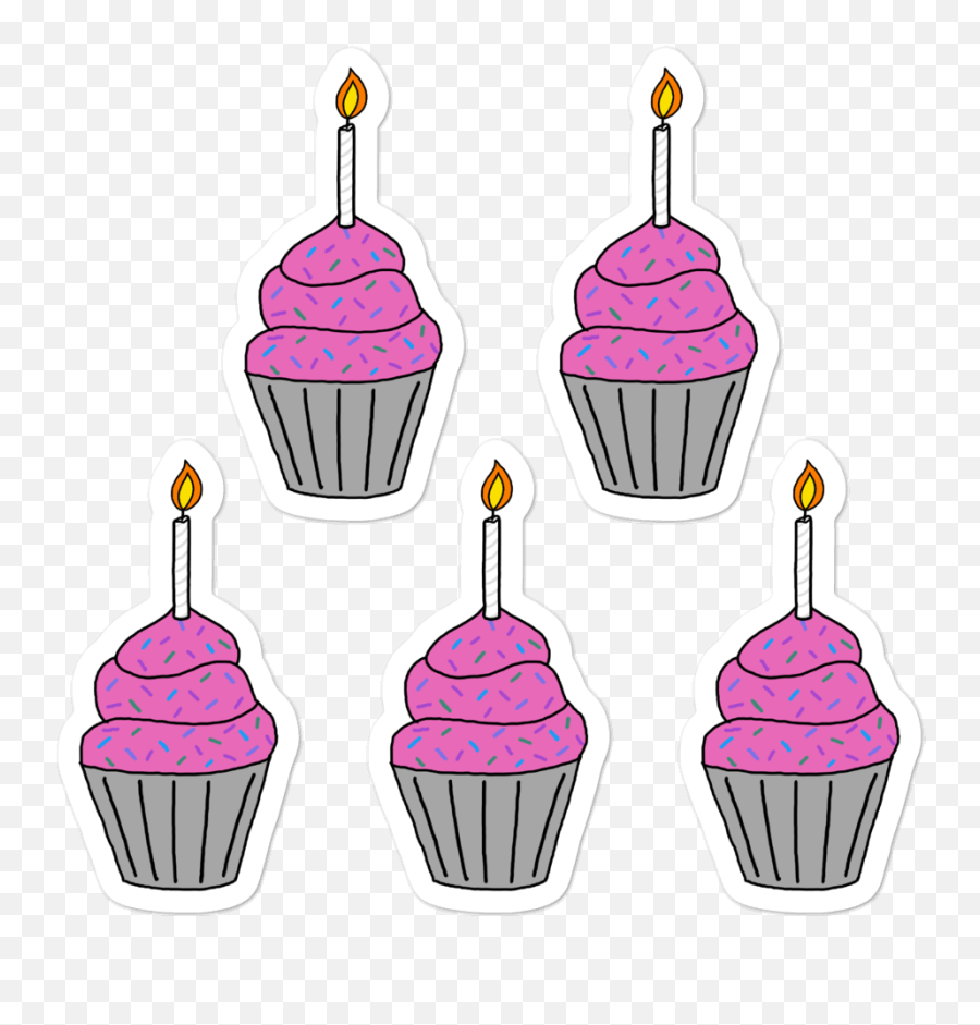Birthday Cupcake 5 - Cupcake Png,Birthday Cupcake Png