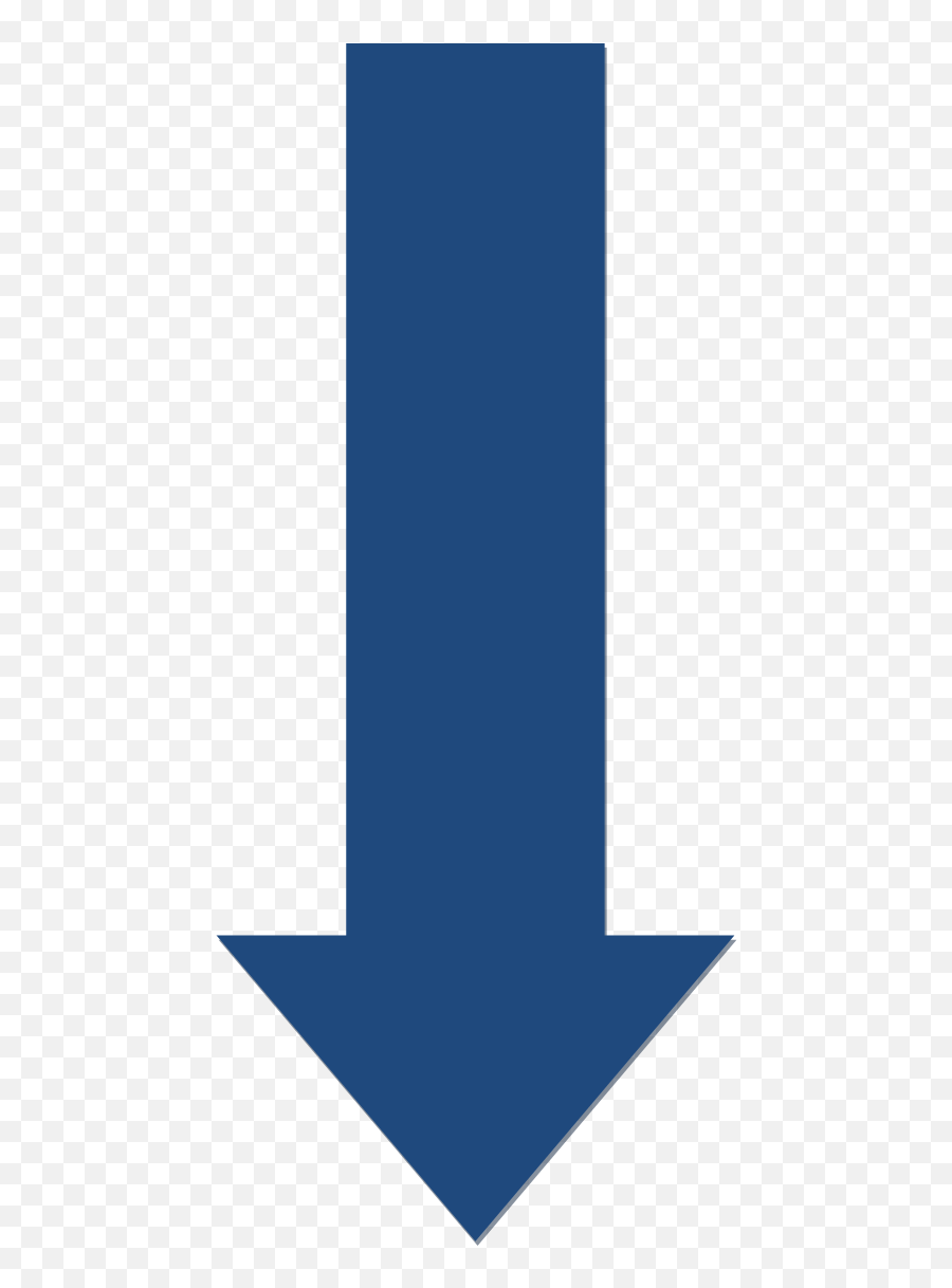 Blue Downwards Arrow - Blue Arrow Down Png,Blue Arrow Png