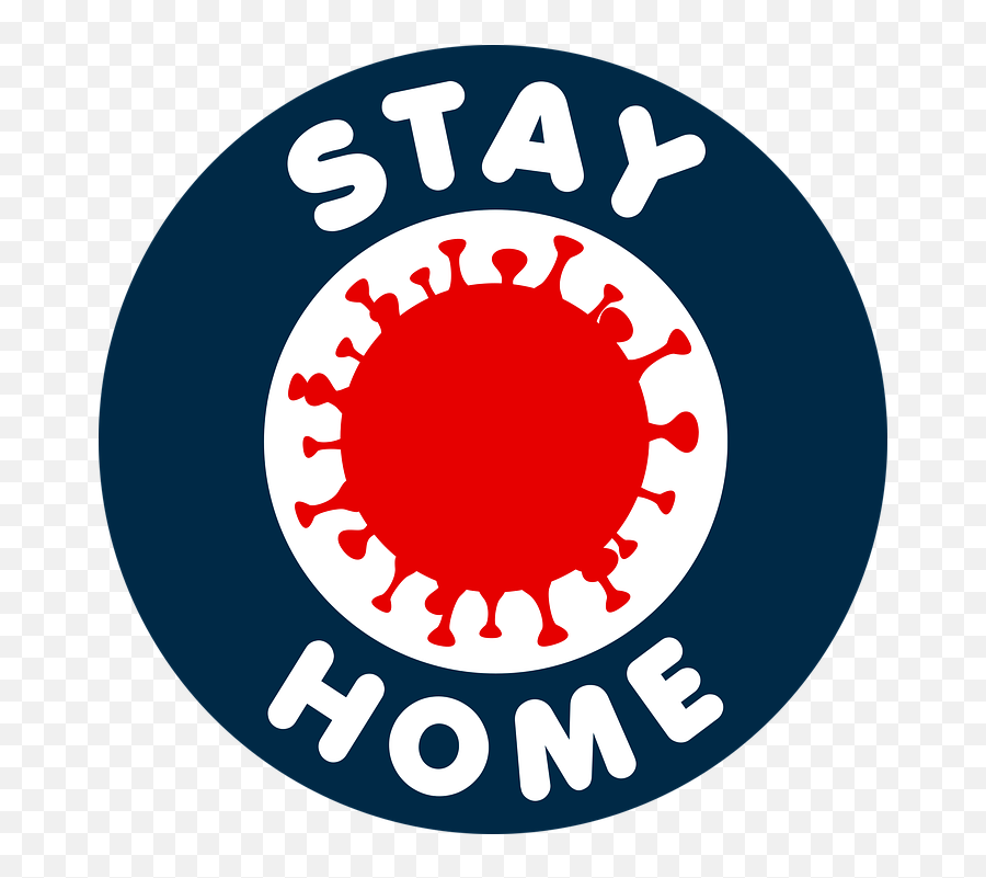 Stay - Stay Home Logo Corona,Transparent Background Pictures