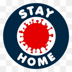 Stay - Stay Home Logo Corona,Transparent Background Pictures