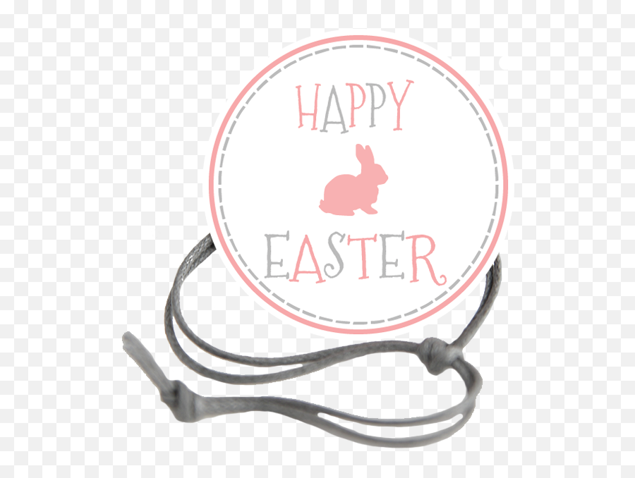 Easter Gray Dashed Border Napkin Knot Product Image - Circle Reindeer Png,Easter Border Png