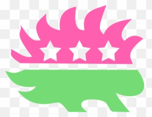 Libertarian Porcupine Transparent Background Clipart - Libertarian Porcupine Sticker Png,Porcupine Png