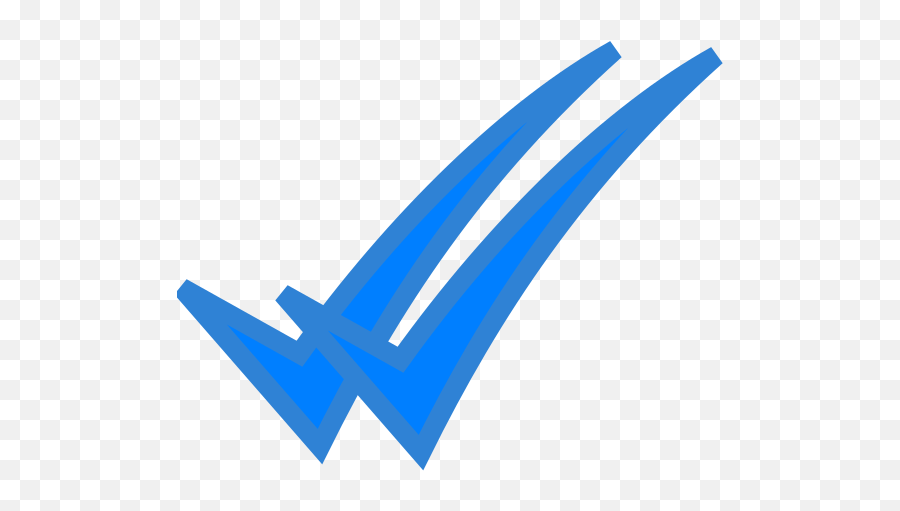 Fileblue Double Tickssvg - Wikimedia Commons Double Blue Check Mark Png,Tick Png