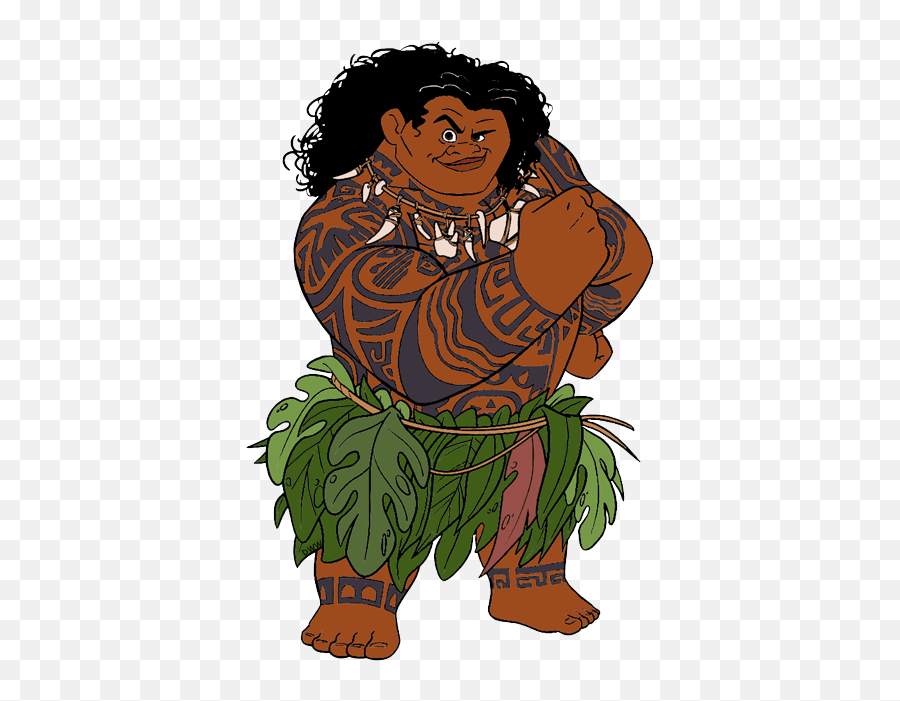 Free Moana Clipart Download Clip Maui In Moana Coloring Png Moana Transparent Background Free Transparent Png Images Pngaaa Com