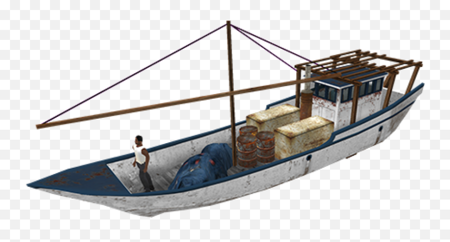 Presagis 3d Model Library Ships Submarines Boats Rafts - Fishing Small Fishing Boat Transparent Png,Boat Transparent