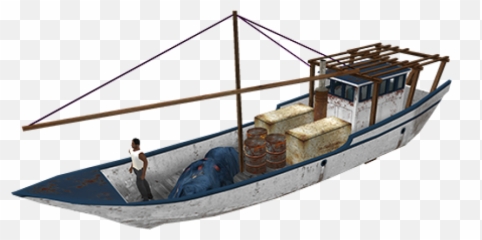 Presagis 3d Model Library Ships Submarines Boats Rafts - Fishing Small Fishing Boat Transparent Png,Boat Transparent