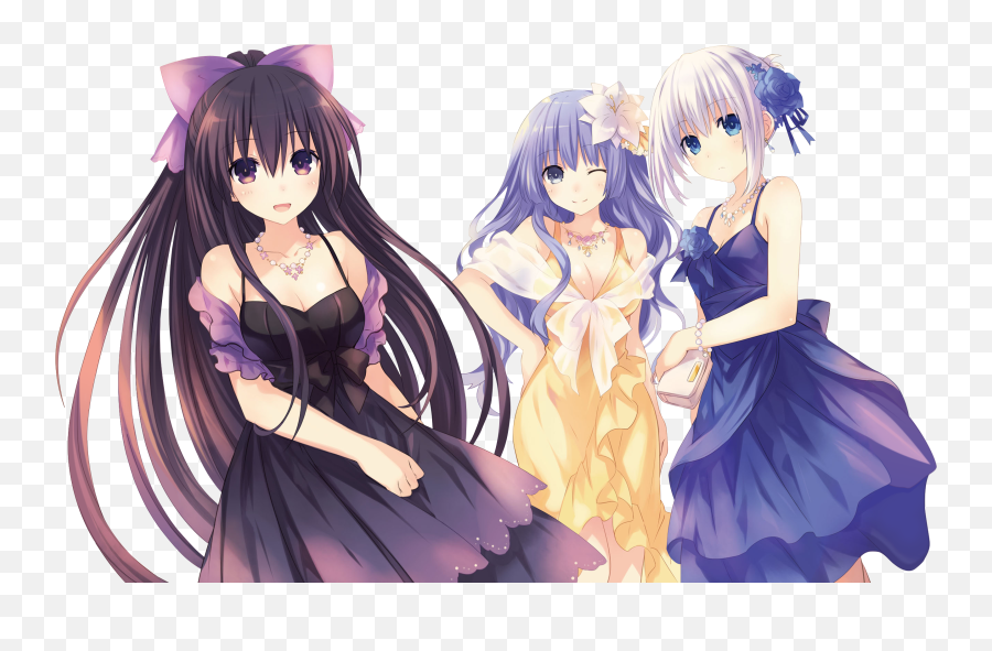 Date A Live - Origami Tooka And Miku I00002 Amaterasu Tohka Yatogami Png Dress,Miku Transparent Date A Live - Origami Tooka And Miku I00002 Amaterasu Tohka Yatogami Png Dress,Miku Transparent