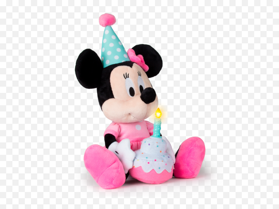 Minnie Happy Birthday Imc Toys - Happy Birthday Minnie Mouse Plush Png,Happy Birthday Hat Png