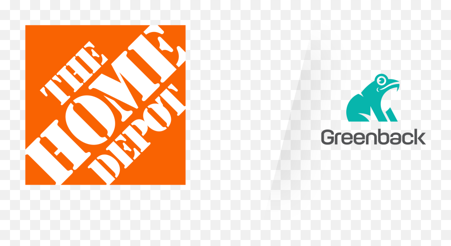 Online And In - Vertical Png,Home Depot Logo Png