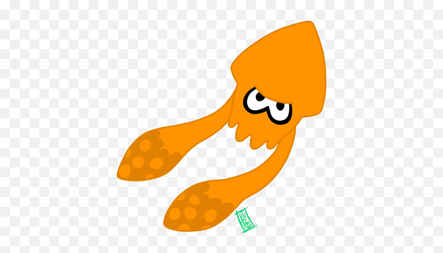 Daily Doodle Splatoon Squid U2014 Weasyl - Drawing Png,Splatoon Squid Logo