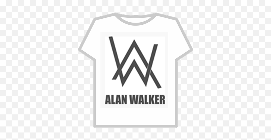 Alan Walker T Shirt Roblox - Unisex Png,White Roblox Logo