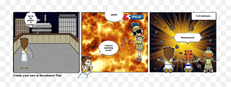 Gods Go To Nintendoland Part 2 Storyboard By Kylegreen45563 - Fictional Character Png,To Be Continued Arrow Png