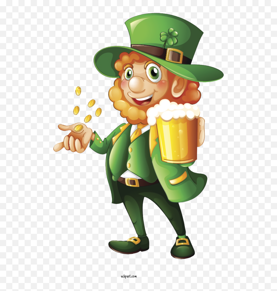 Holidays Cartoon Leprechaun Saint Patricku0027s Day For - Corned Beef And Cabbage Cartoon Png,Leprechaun Transparent