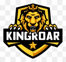 Kingroar Mascot And Esport Game Logo Design Template Zeerk - Lion King Esport Logo Png,Esport Logos