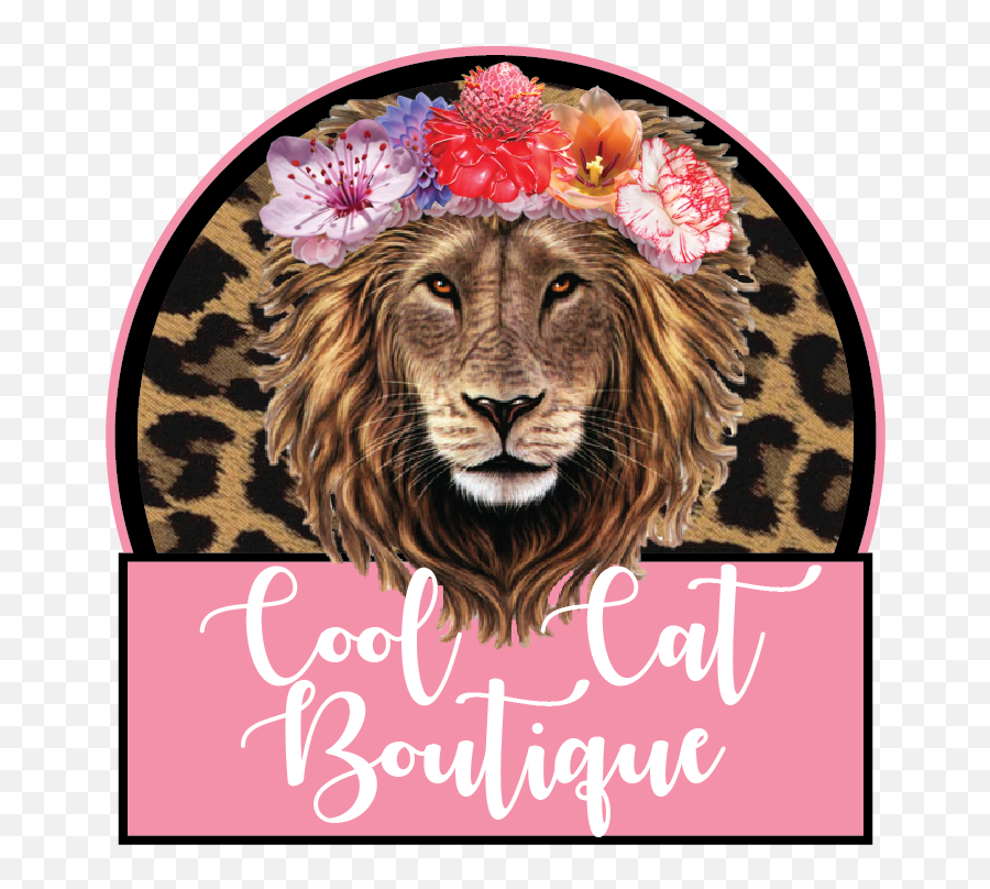 Home Cool Cat Boutique - Heart Shaped Lion Head Png,Cool Cat Png