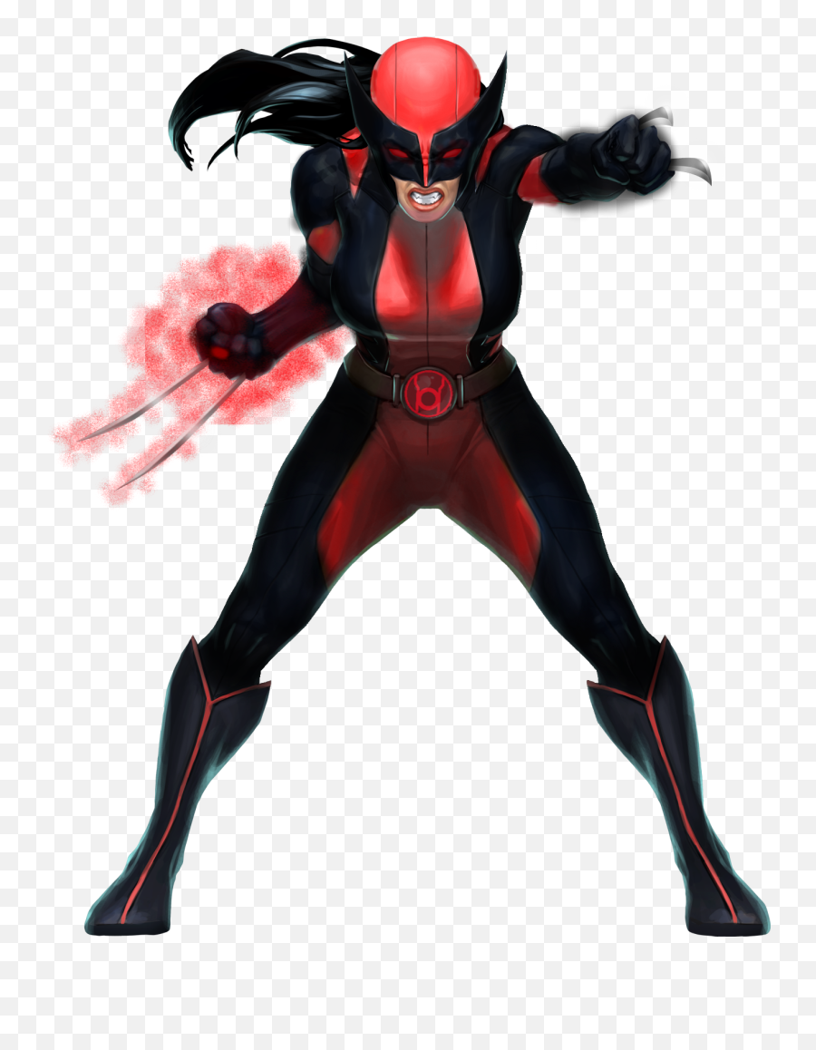 Download Hd All New Different Red Lantern Wolverine - X X 23 Png Wolverine,Red X Transparent Background
