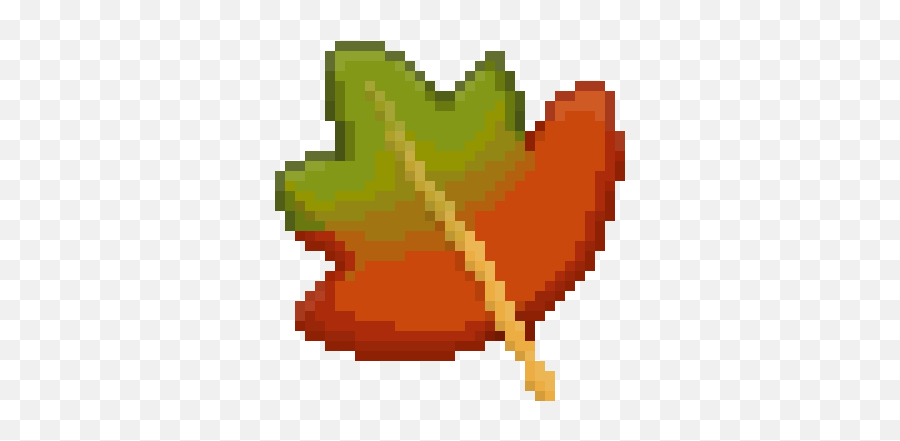 Download Autumn - Autumn Leaf Pixel Art Png Image With No Autumn Leaves Pixel Art,Pixel Art Transparent