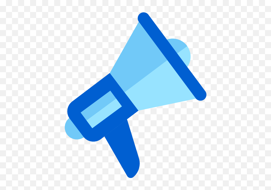 Announce Your New Single Clipart - Blue Announcement Megaphone Clipart Png,Megaphone Clipart Png