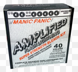 Flash Lightning Bleach Kit - 40 Volume Cream Developer Manic Panic Bleach Kit Png,Bleach Transparent
