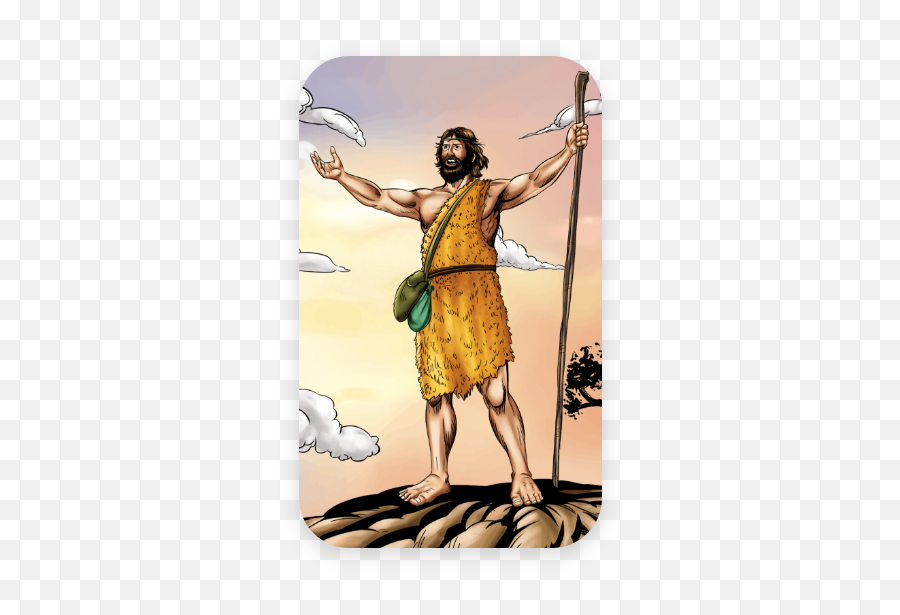 john the baptist in the wilderness clipart