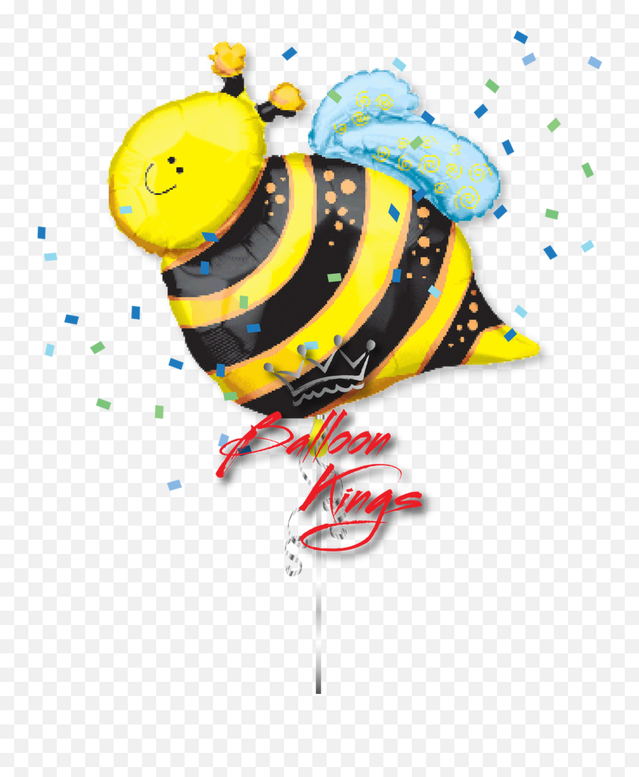 Happy Bumble Bee - Decoration Bee Birthday Party Png,Bee Emoji Png