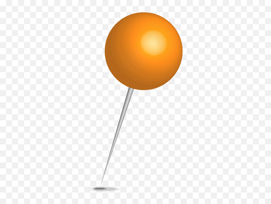 Location Map Pin Light Orange Sphere - Orange Location Pin Icon Png,Pin Icon Vector